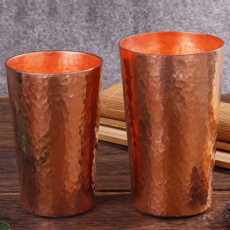 Mule Copper Mug - Vintage Pure Copper Cup,Thickened Hammer Texture