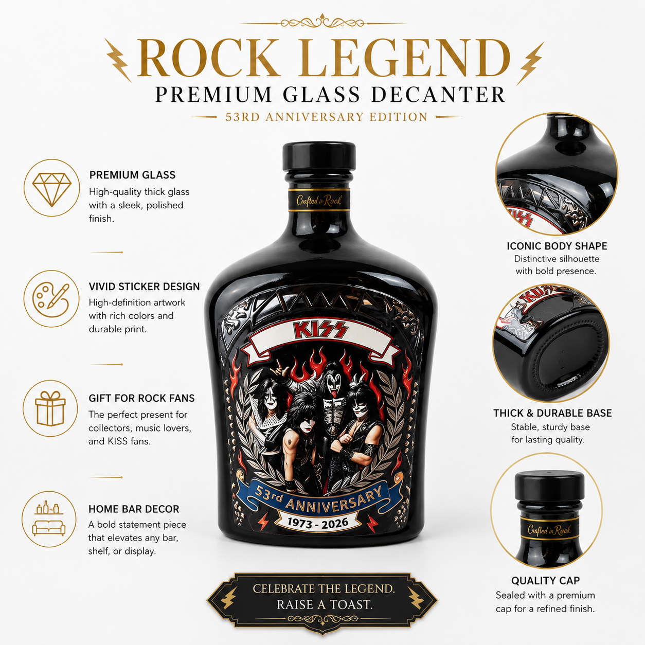 1973-2026 KISS Heavy Metal Roc – Home Bar And Counter recenzja i cena
