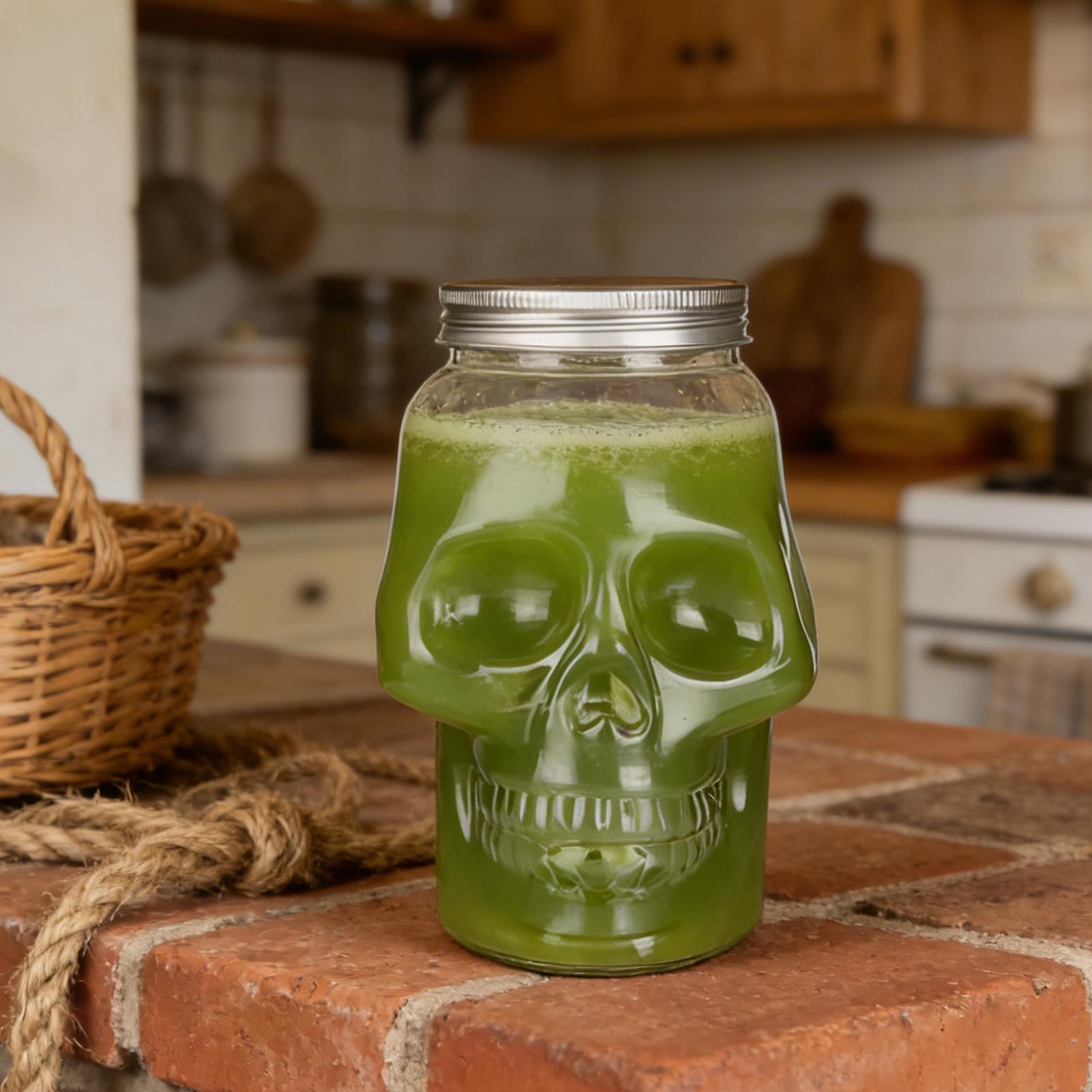 Skull Jars With Lid 500ml/800m – Home Bar Setup recenzja i cena