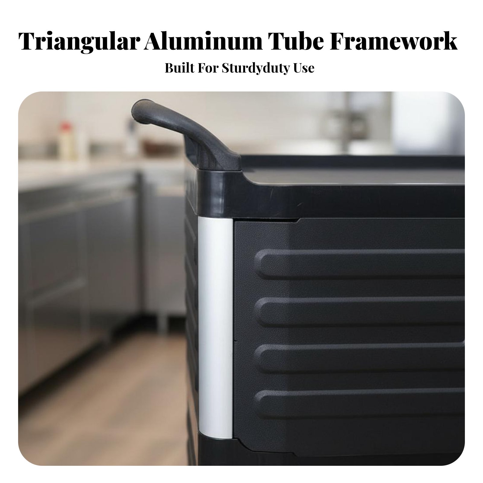 3-Tier utility Cart with caste – Home Bar Shelf recenzja i cena