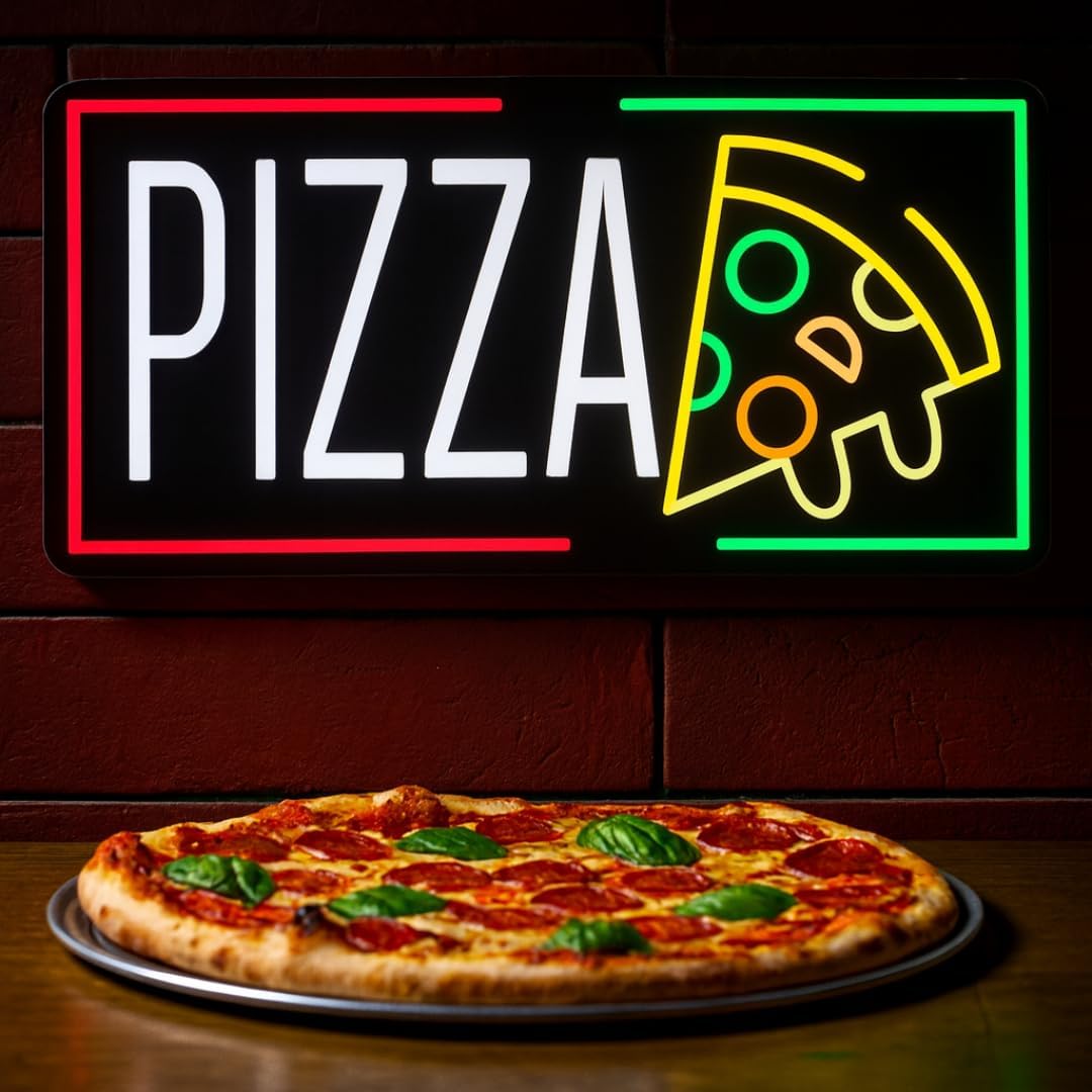 Pizza Neon Sign Business USB L – Home Bar Signs recenzja i cena