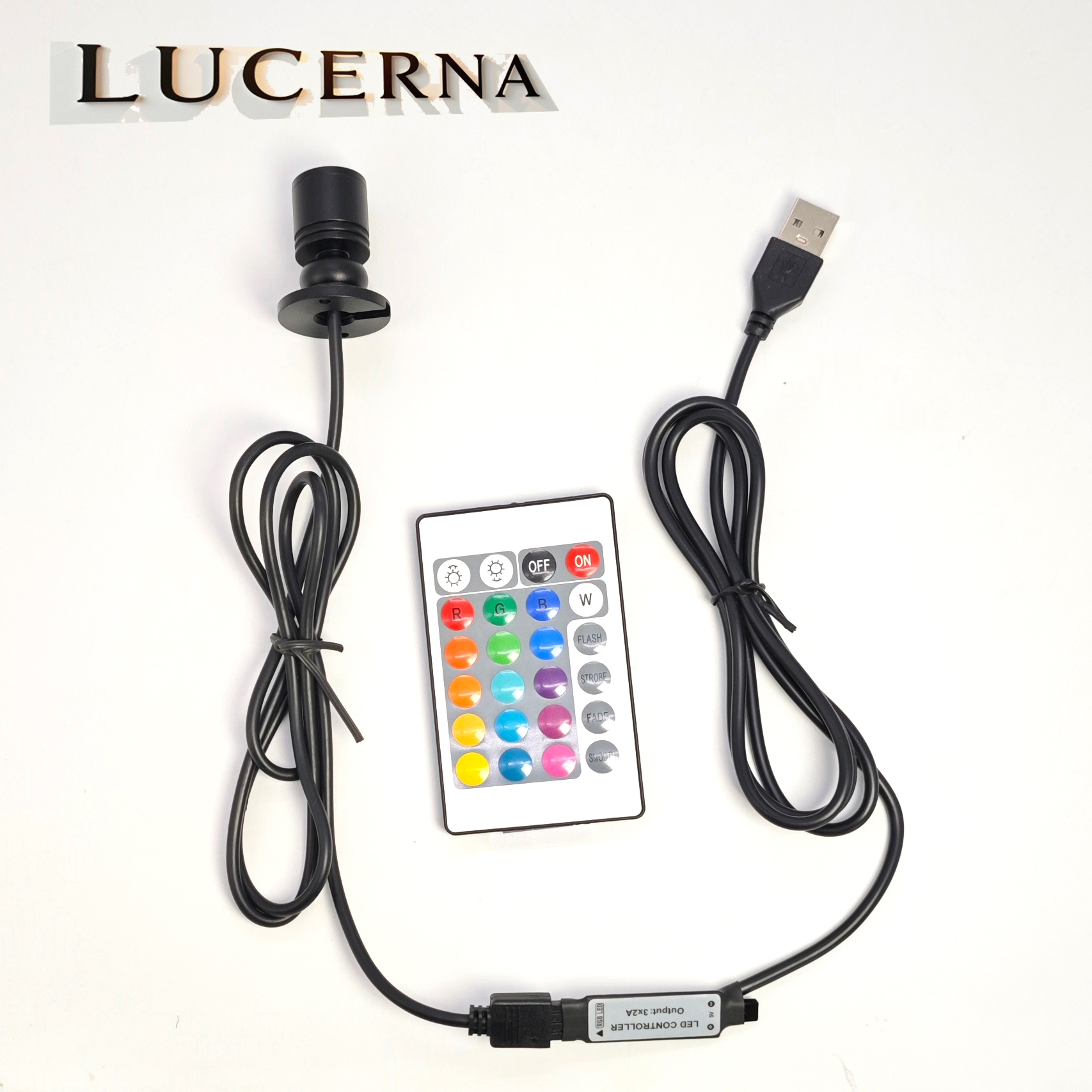 USB 5V RGB Mini LED Spotlight  – Home Bar And Counter recenzja i cena