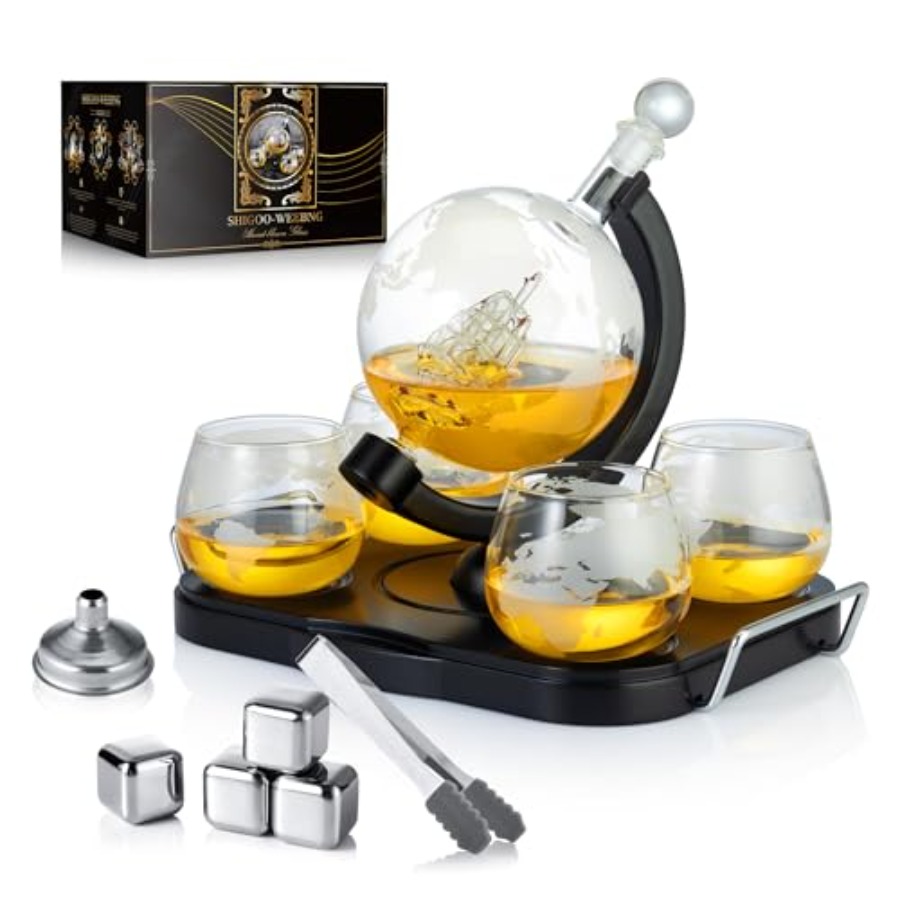 Whiskey Decanter Globe Set Gif – Decanter Globe Set recenzja i cena