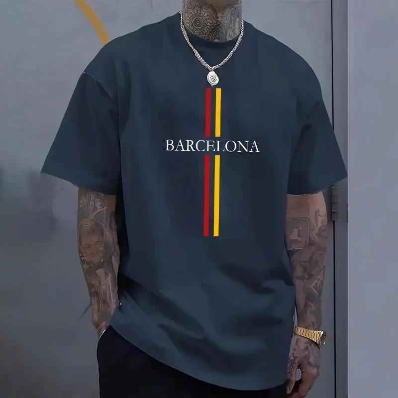 Barcelona Men's Cotton T-shirt – Home Barcelona recenzja i cena
