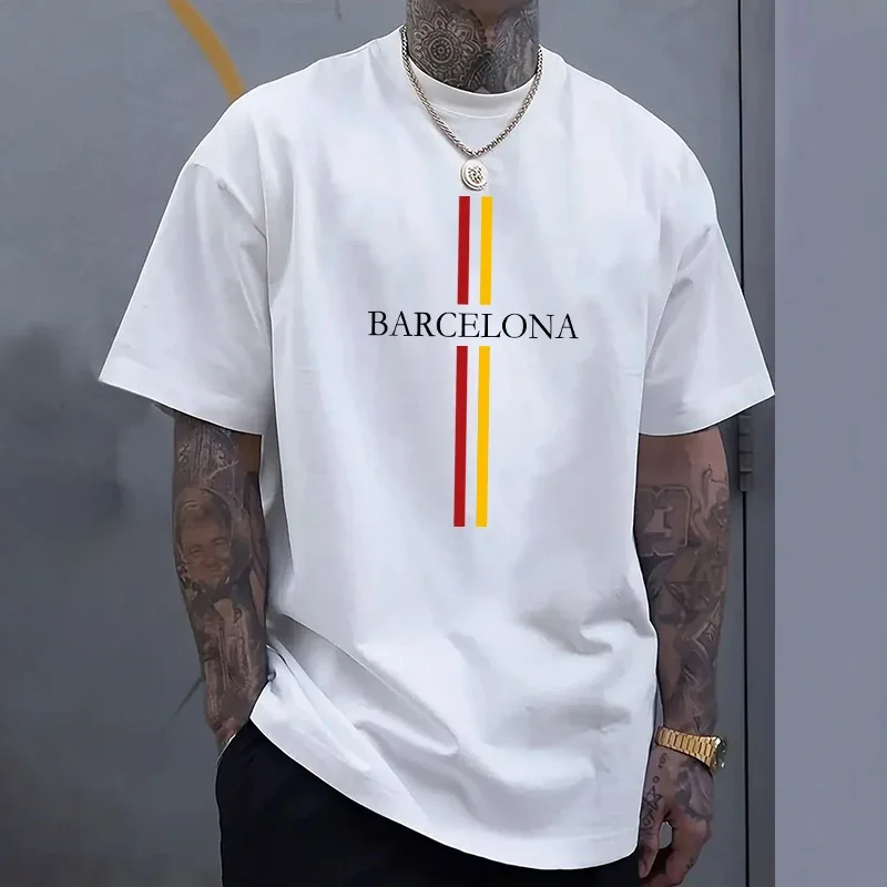 Barcelona Men's Cotton T-shirt – Home Barcelona recenzja i cena