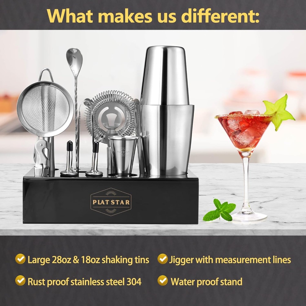 Complete Bartender Kit with St – Cocktail Recipe Book recenzja i cena