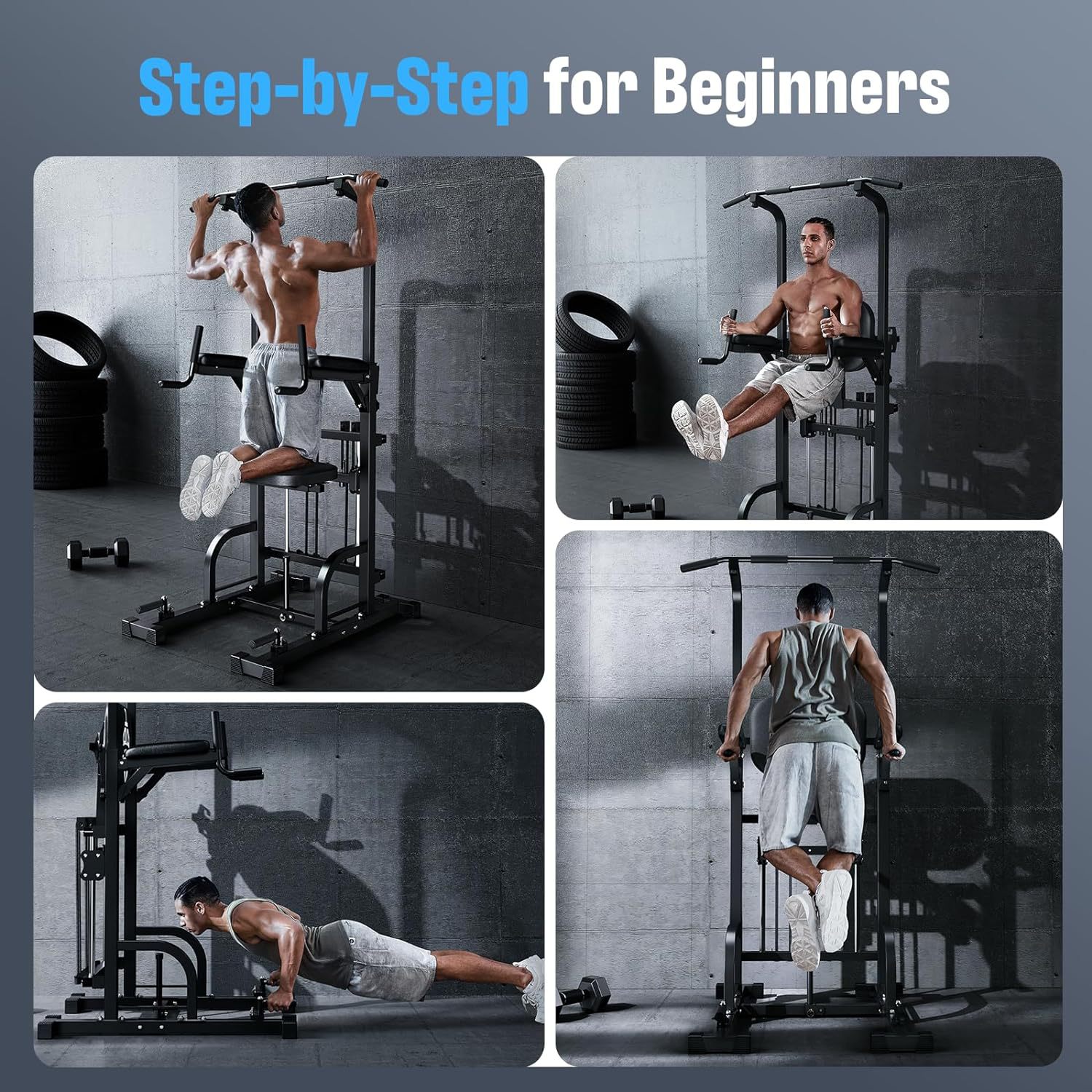 Power Tower Pull-Up Dip Statio – Home Bar Setup recenzja i cena