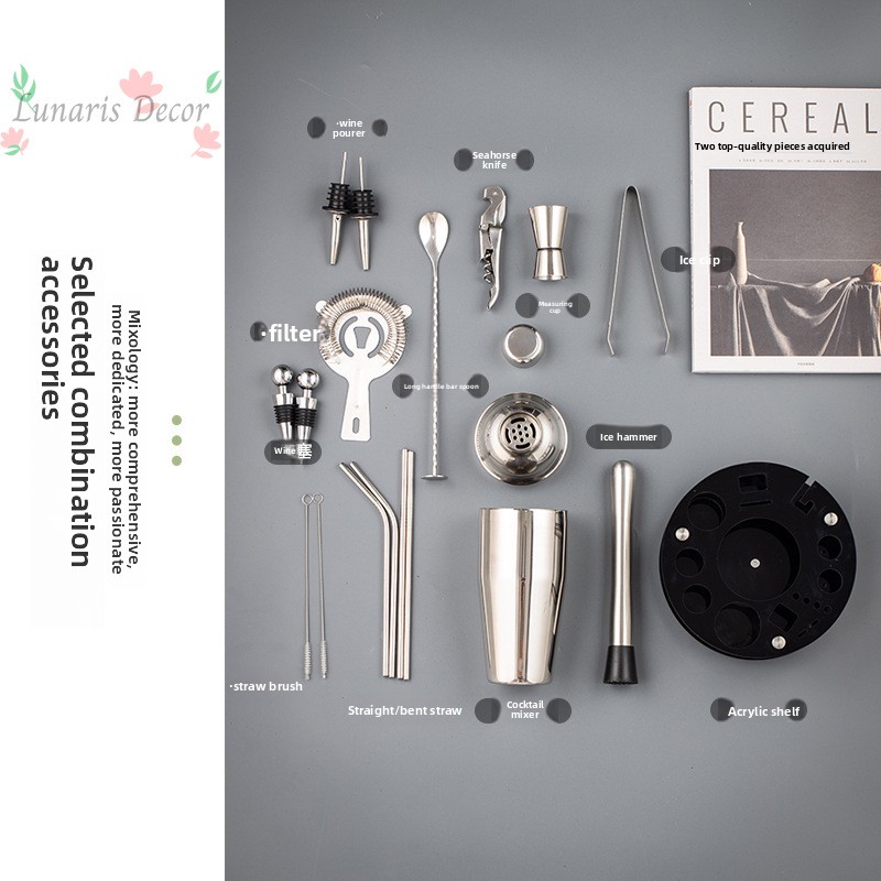Complete Bartending Tools Kit  – Boston Shaker Set recenzja i cena