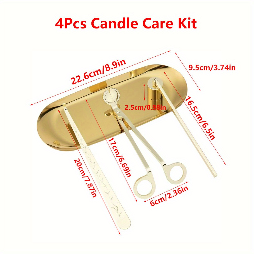 4pcs/set Luxury Candle Care Ki – Home Barbershop recenzja i cena