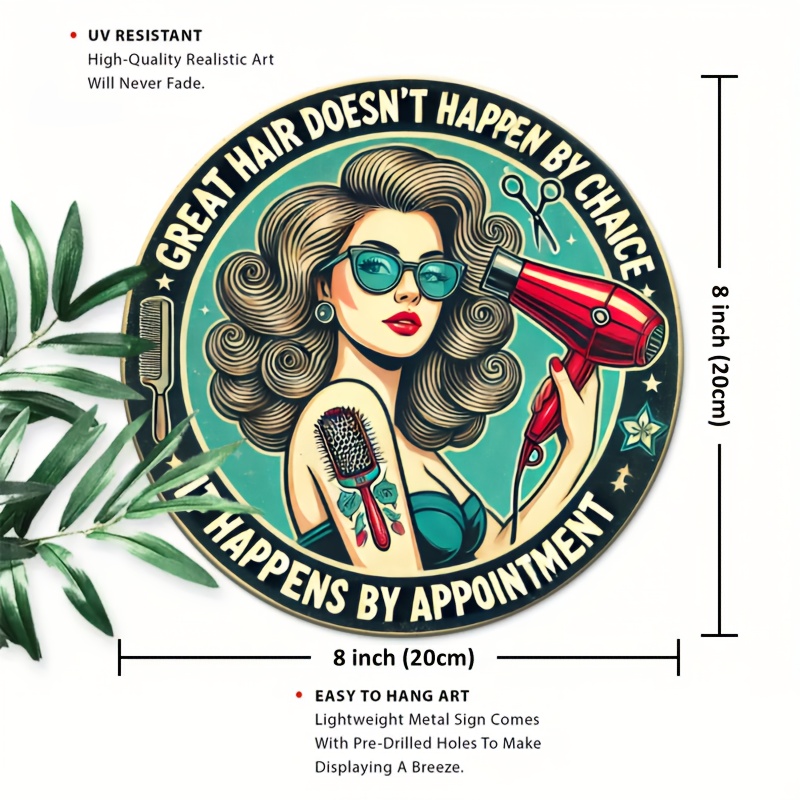 1pc Retro Hair Care Metal Alum – Home Barbershop recenzja i cena