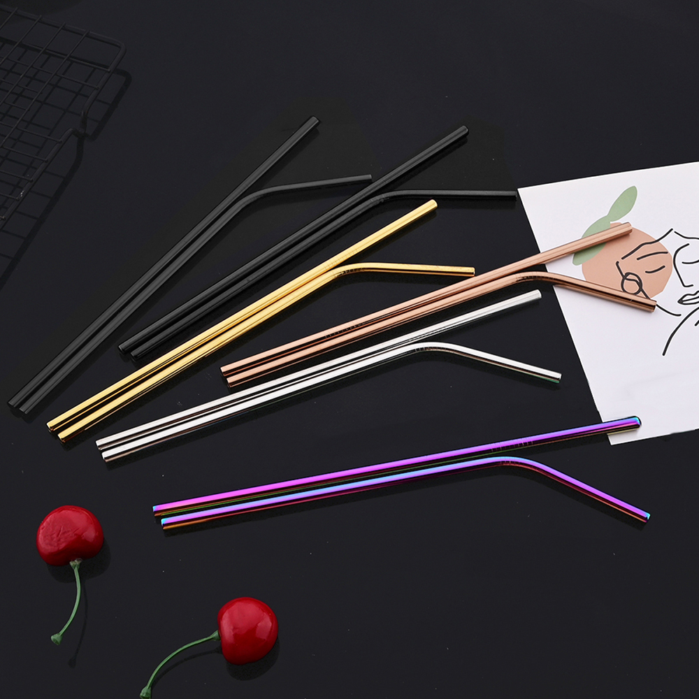14Pcs Reusable Rose Gold Straw – Home Bar Setup recenzja i cena
