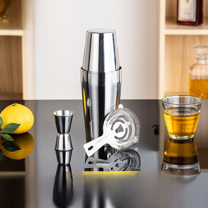 Stainless Steel Bar Tool Set C – Boston Shaker Set recenzja i cena