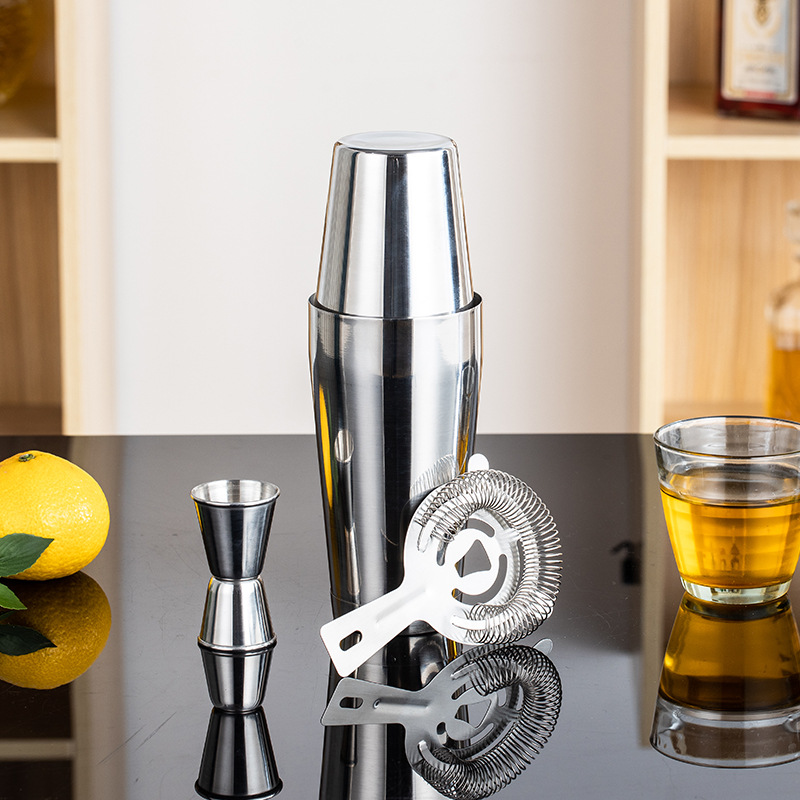 Stainless Steel Bar Tool Set C – Boston Shaker Set recenzja i cena