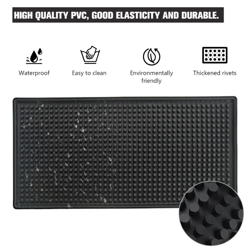 Bar Mat Rubber Dish Drying Mat – Home Bar Setup recenzja i cena