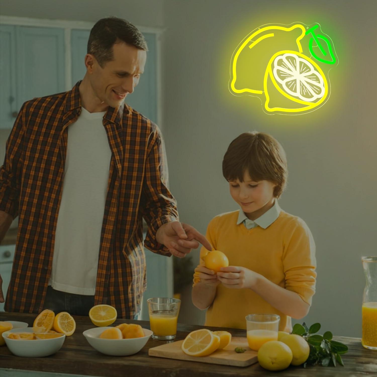 Lemon Neon Sign Dimmable LED L – Home Bar Signs recenzja i cena