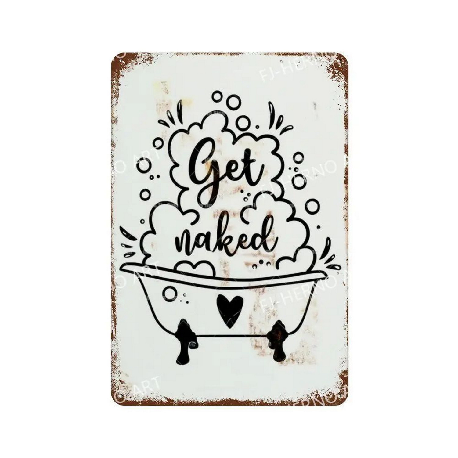Attention Metal Tin Sign Washi – Home Bar Signs recenzja i cena