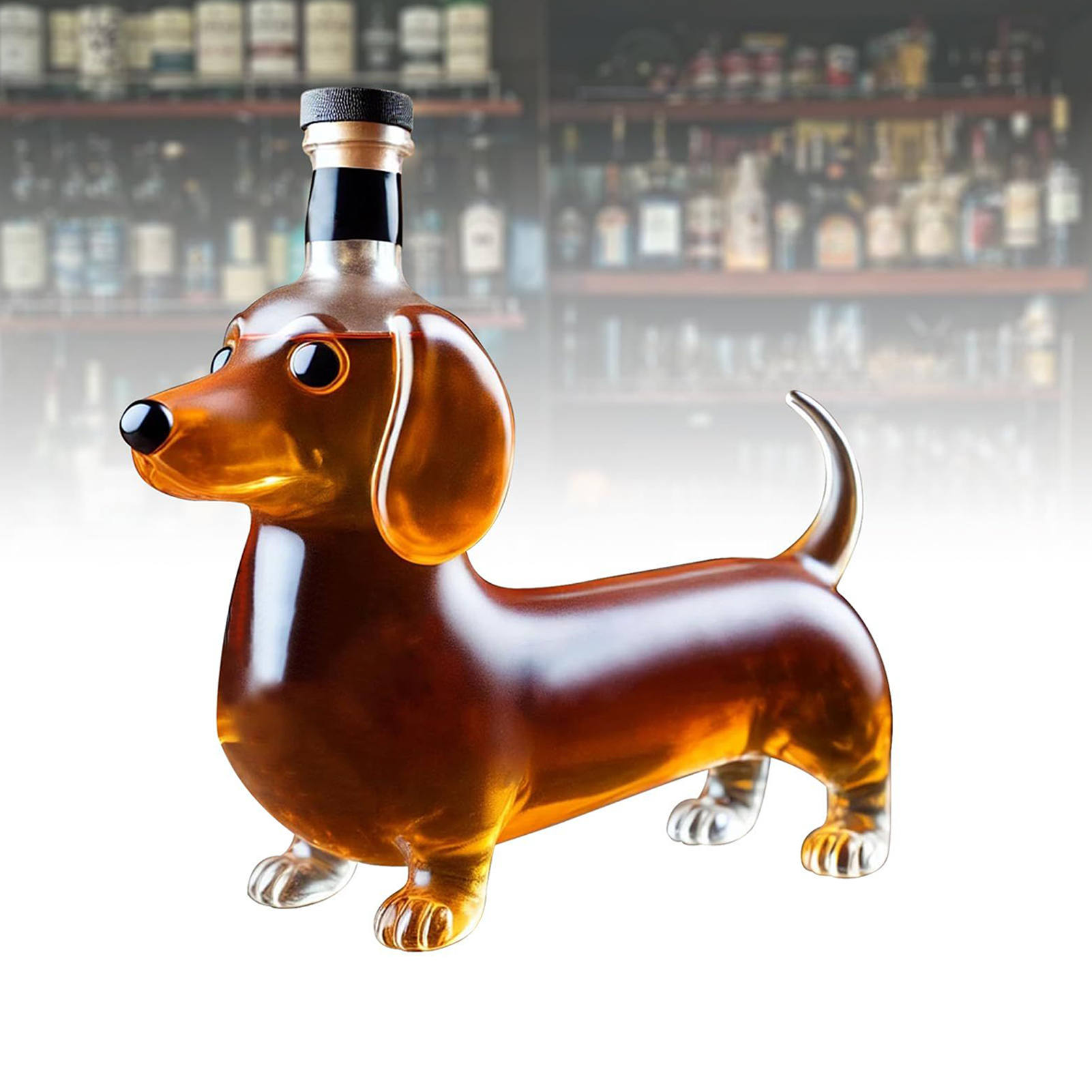 Whiskey Glass Liquor Bottle Da – Home Bar Shelf recenzja i cena