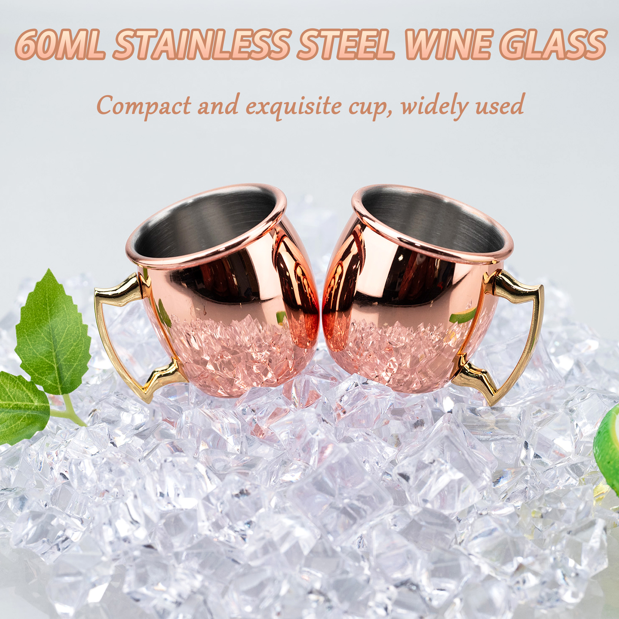 4Pcs 6Pcs 60ml Stainless Steel – Mule Copper Mug recenzja i cena