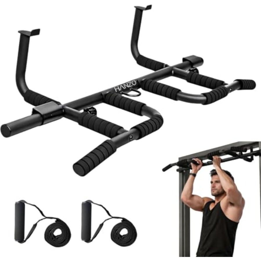 Doorway Pull Up Bar Set with S – Home Bar Setup recenzja i cena