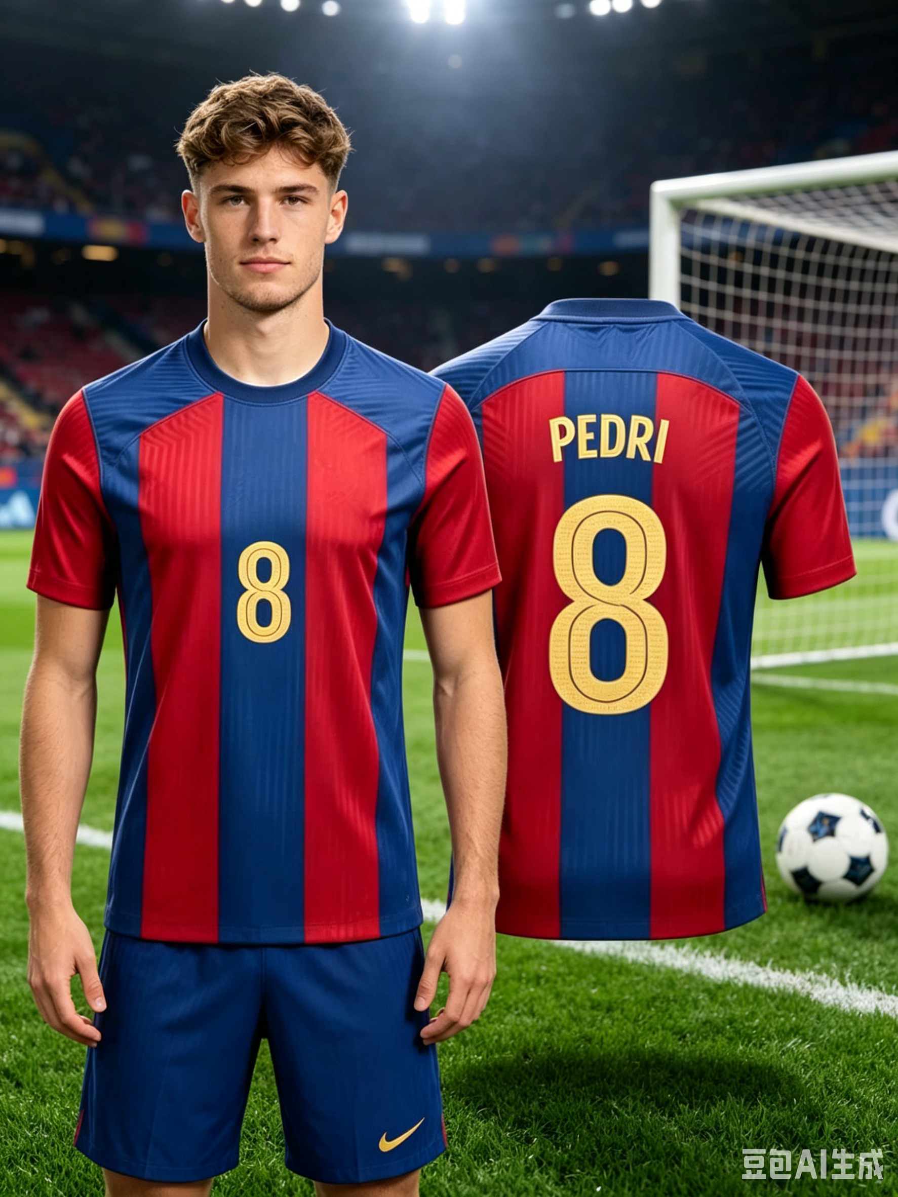 Pedri 8 Barcelona Home Soccer  – Home Barcelona recenzja i cena
