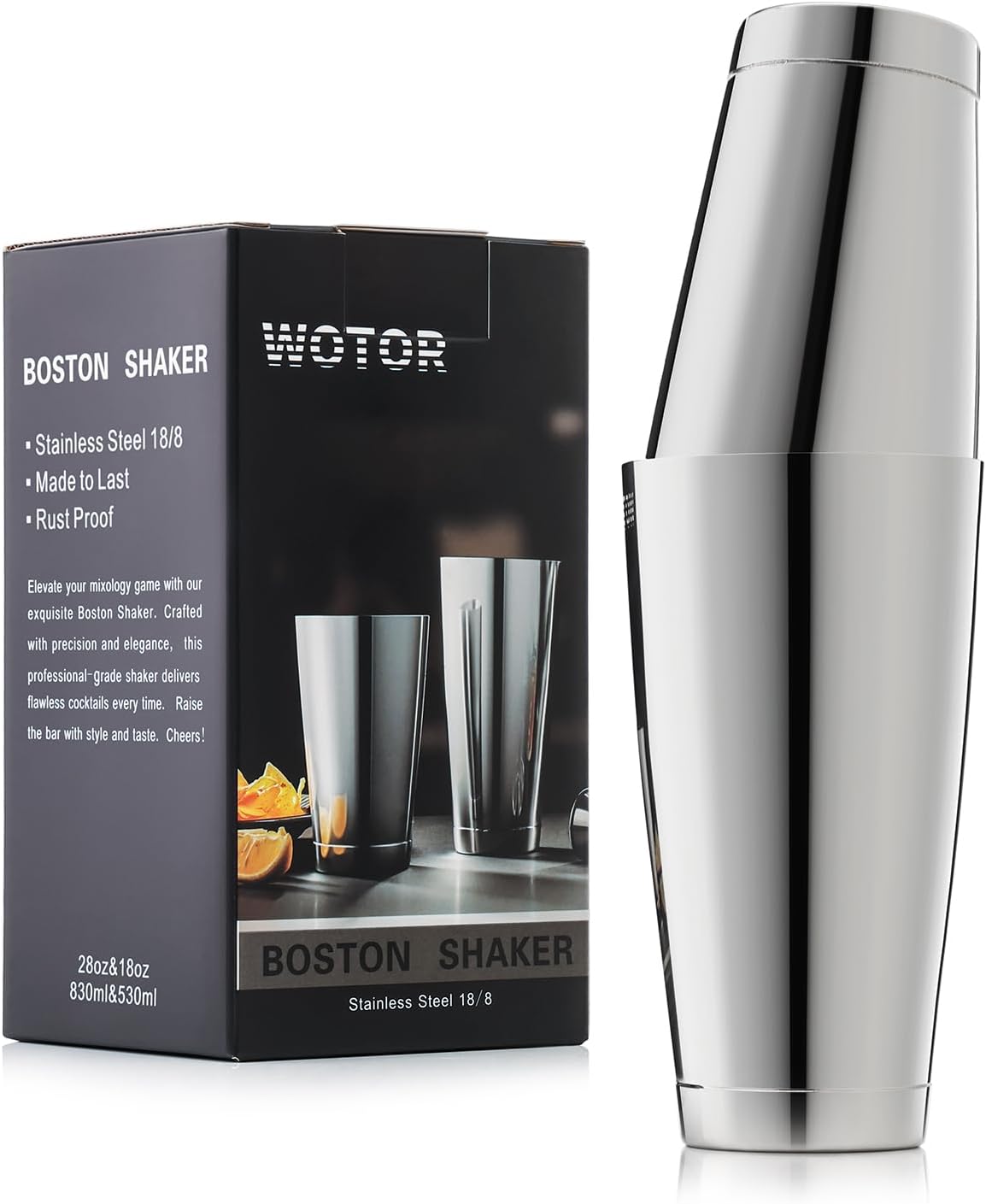 Boston Cocktail Shaker Set, 18 – Boston Shaker Set recenzja i cena