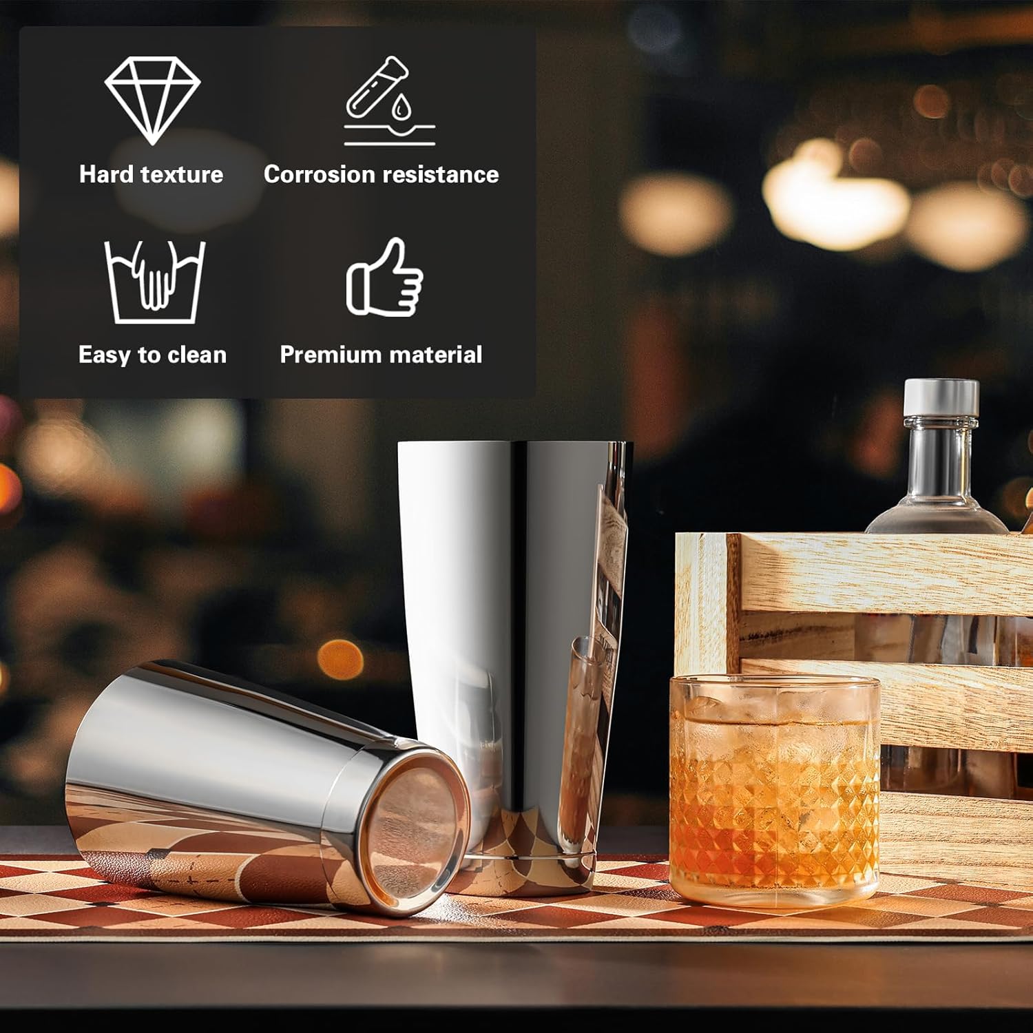 Boston Cocktail Shaker Set, 18 – Boston Shaker Set recenzja i cena