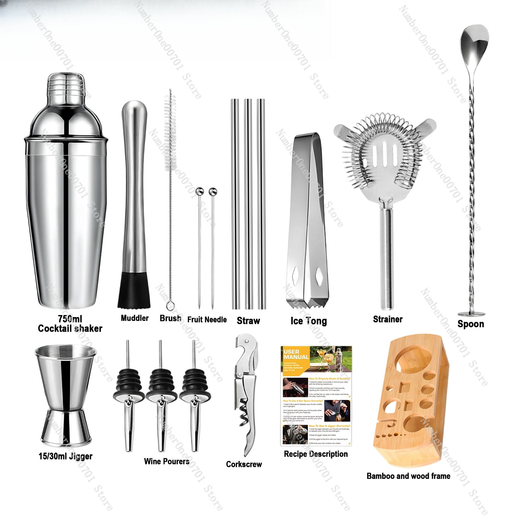 Stainless Steel Cocktail Shake – Boston Shaker Set recenzja i cena
