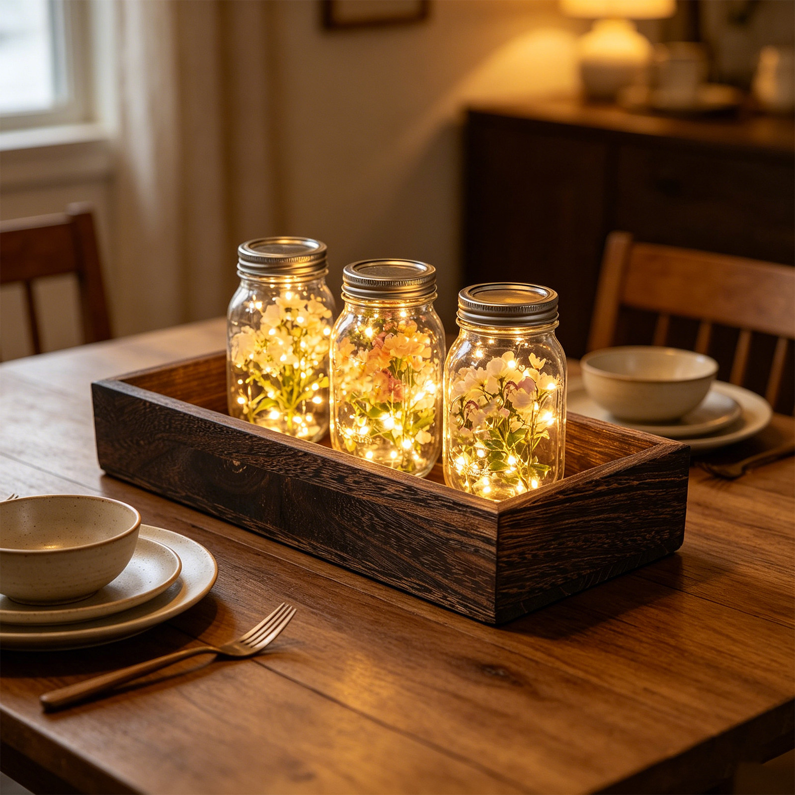 Wooden Tray for Candle Holder  – Home Bar And Counter recenzja i cena