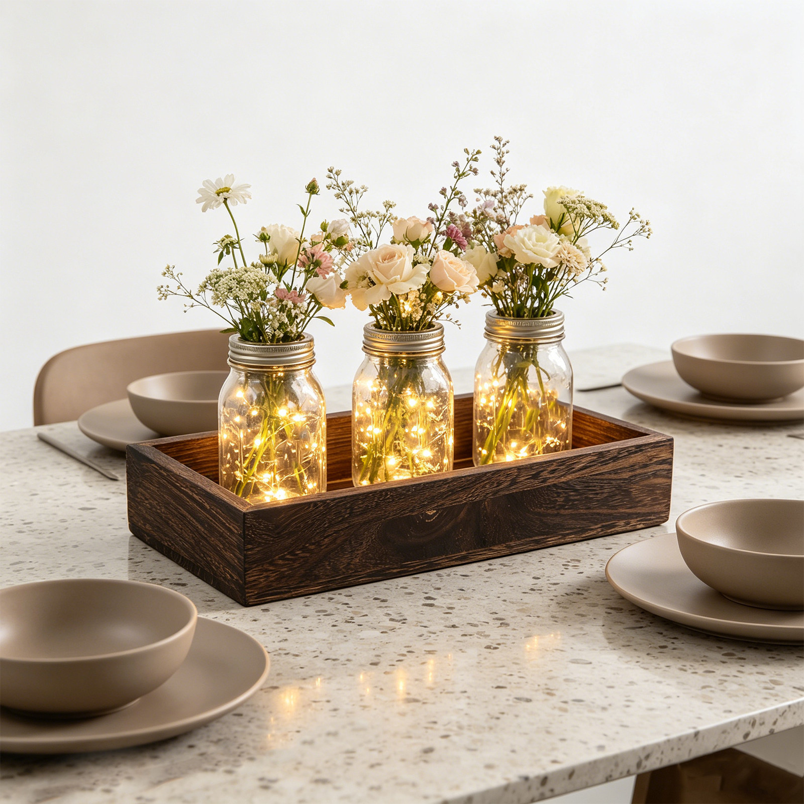 Wooden Tray for Candle Holder  – Home Bar And Counter recenzja i cena