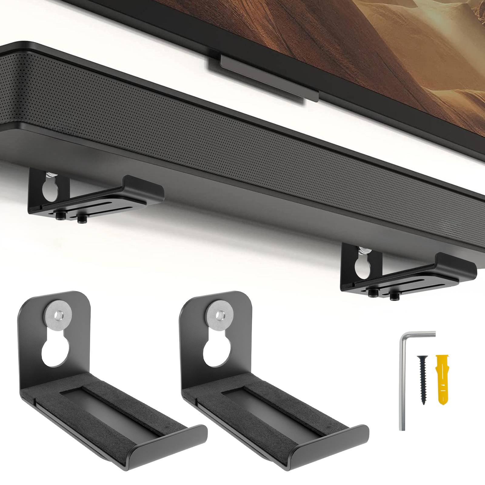 2Pcs Soundbar Speaker Stands W – Home Bar Setup recenzja i cena