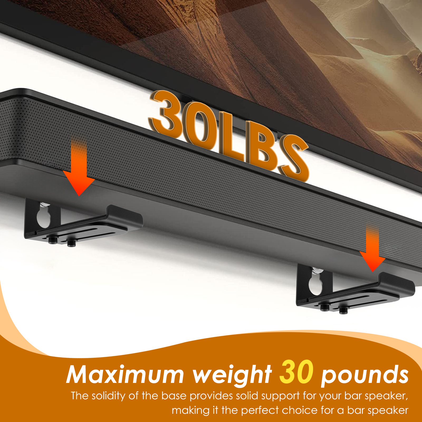 2Pcs Soundbar Speaker Stands W – Home Bar Setup recenzja i cena