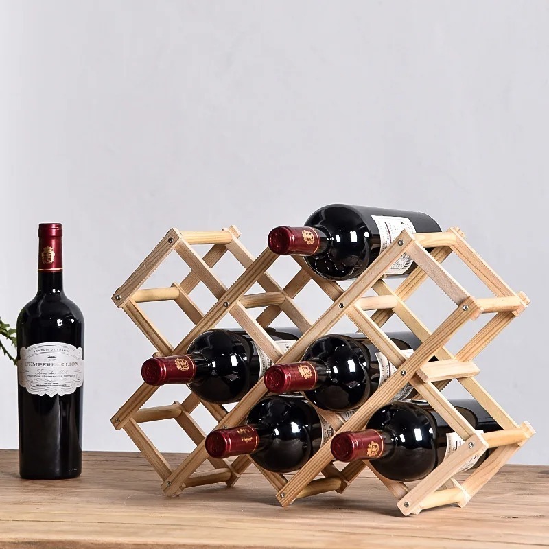 Stackable Wine Storage Shelves – Home Bar Shelf recenzja i cena