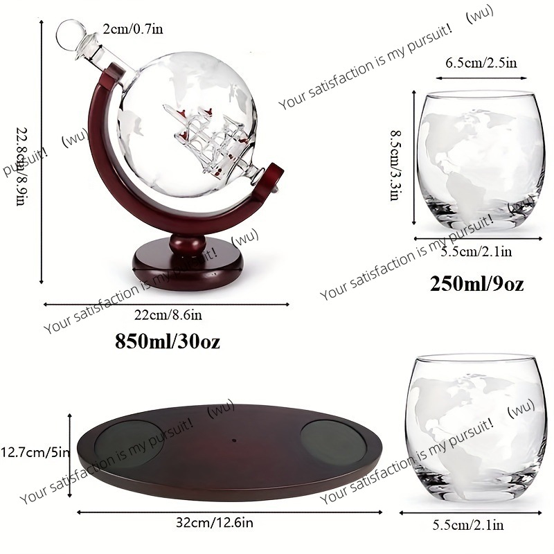 Whiskey Decanter Globe Set wit – Decanter Globe Set recenzja i cena