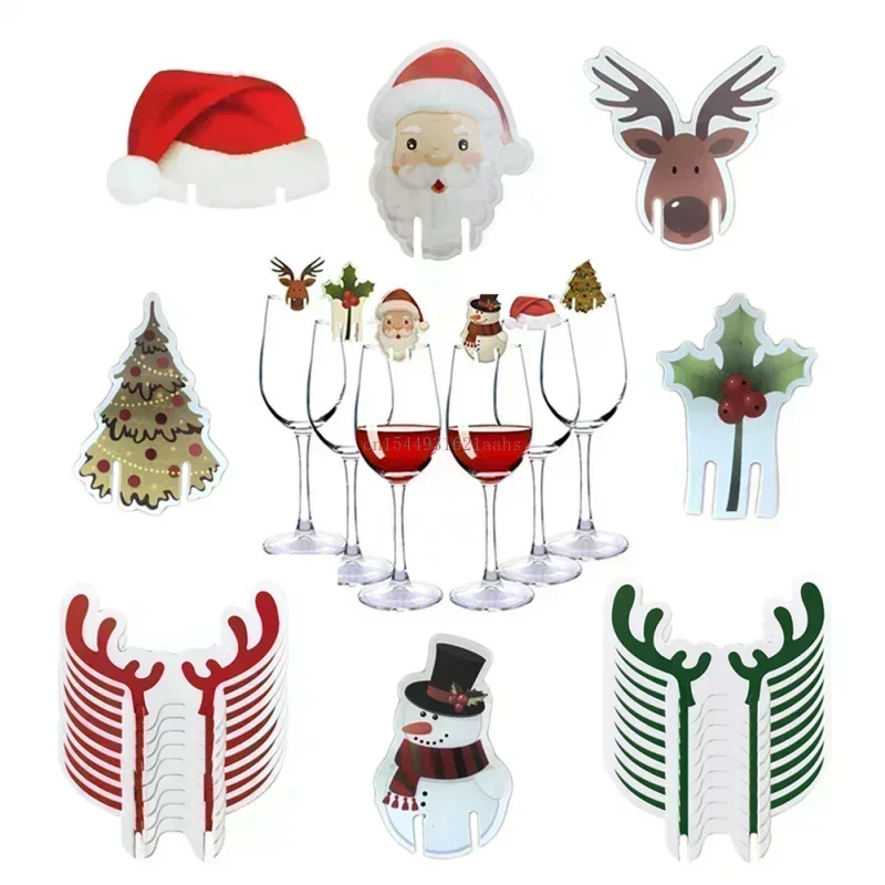 10/20/30PCS Christmas Cup Card – Cocktail Recipe Book recenzja i cena