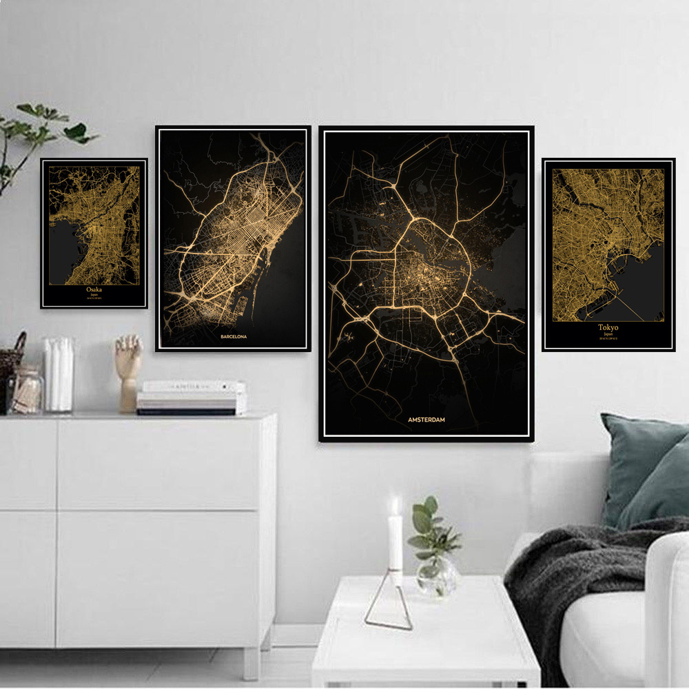 Poster Prints Amsterdam Tokyo  – Home Barcelona recenzja i cena