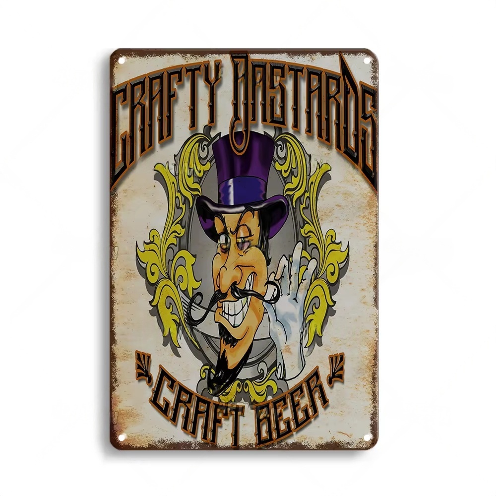 Rusty Metal Tin Sign Beer Meta – Home Bar Signs recenzja i cena