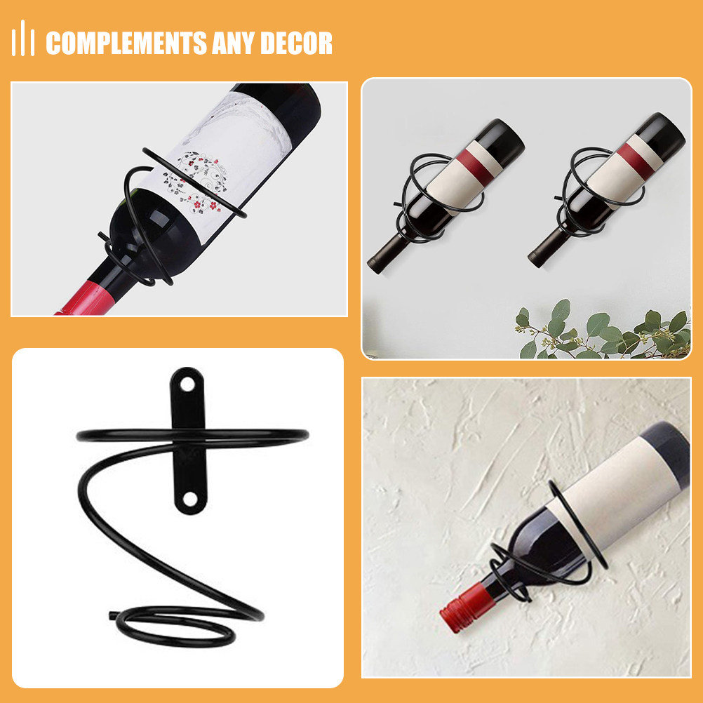 2Pcs Wall Mounted Wine Rack Si – Home Bar Shelves recenzja i cena