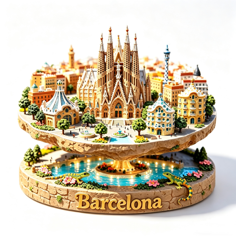Spain Metal Fridge Magnets Bar – Home Barcelona recenzja i cena
