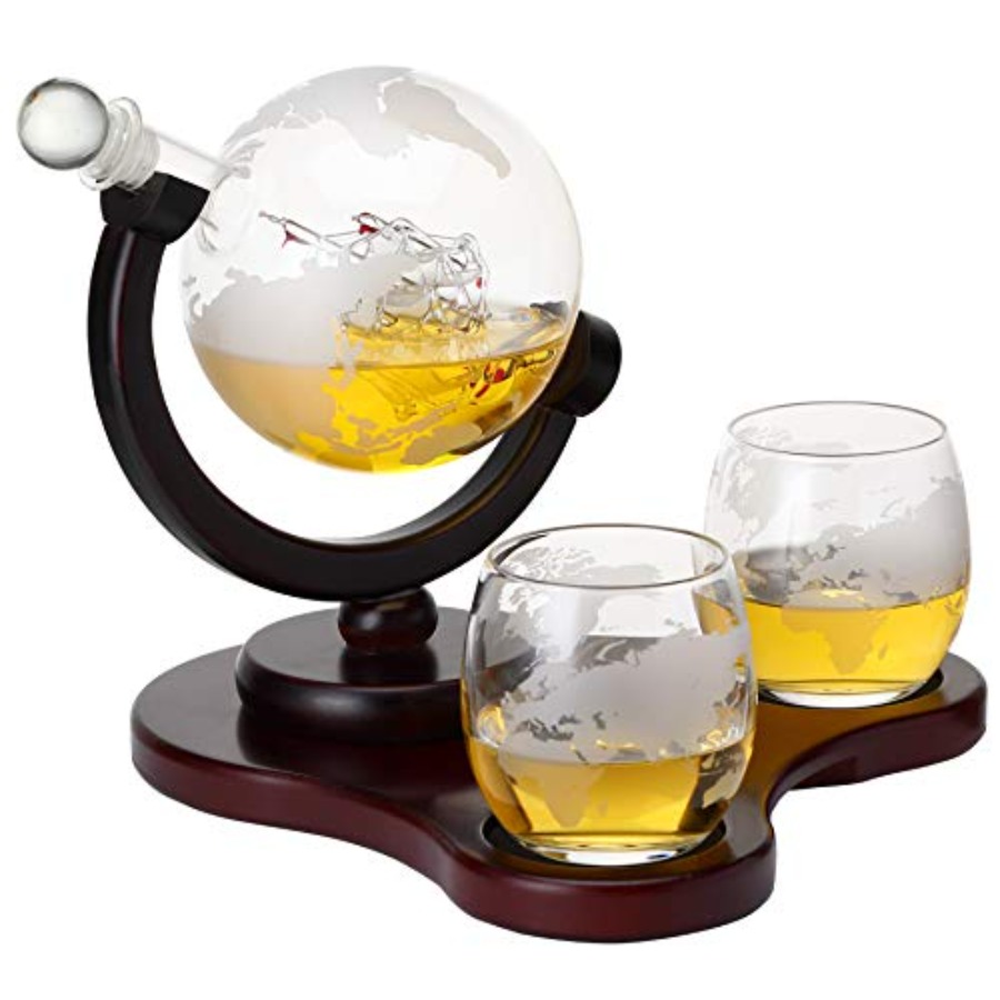 Whiskey Globe Decanter Set wit – Decanter Globe Set recenzja i cena