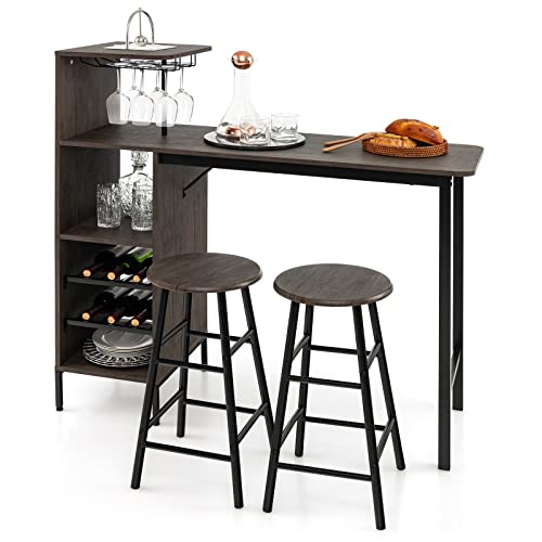 3-Piece Industrial Bar Set: Br – Home Bar And Counter recenzja i cena
