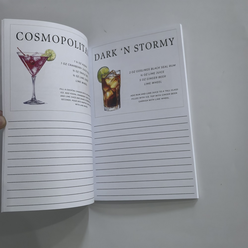Cocktails Recipe A Collection  – Cocktail Recipe Book recenzja i cena