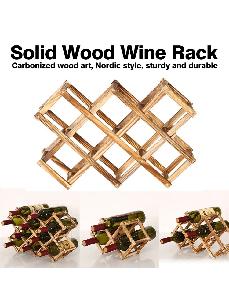 Stackable Wine Storage Shelves – Home Bar Shelf recenzja i cena