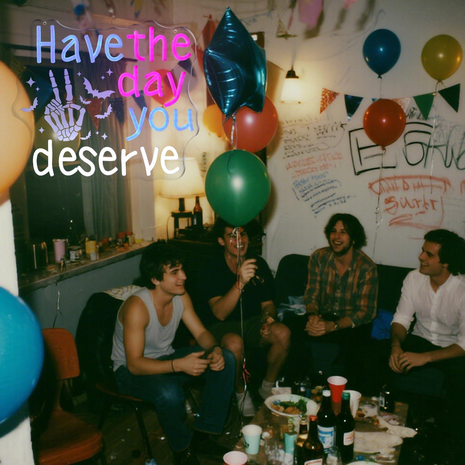 Have The Day You Deserve Neon  – Home Bar Signs recenzja i cena