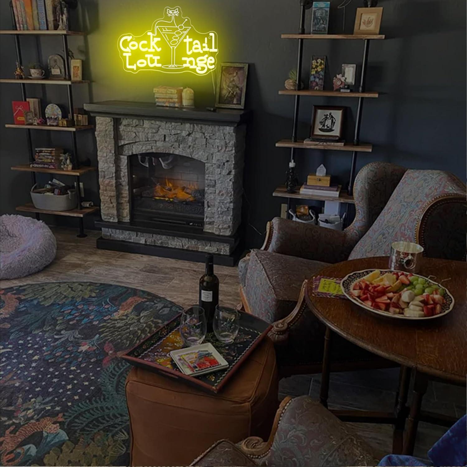 Cocktail Lounge Neon Sign Dimm – Home Bar Signs recenzja i cena