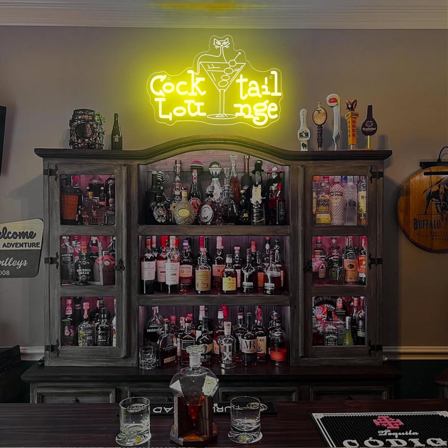 Cocktail Lounge Neon Sign Dimm – Home Bar Signs recenzja i cena
