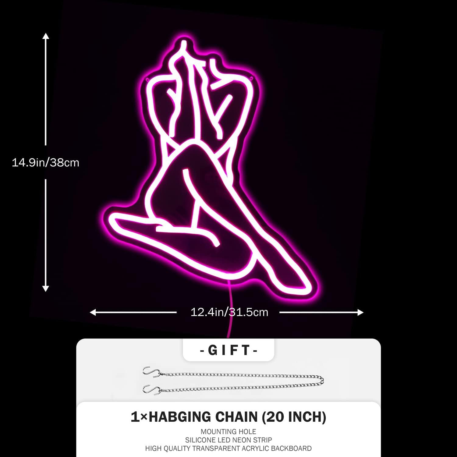 Lady Neon Sign Dimmable LED Li – Home Bar Signs recenzja i cena
